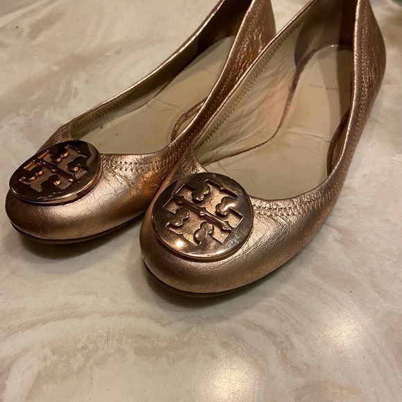 Tory Burch Flats-Rose Gold - Picture 2 of 6
